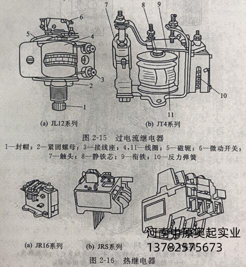 過(guò)電流繼電器和熱繼電器